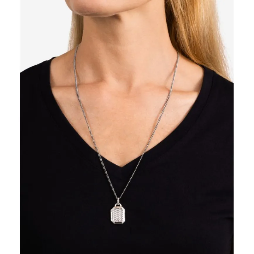 Buddha to Buddha Ketting Barbara Medaillon Zilver 60cm Clearance