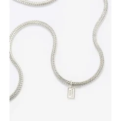 Buddha to Buddha Ketting Ellen Mini Zilver 60 cm Discount