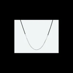 Buddha to Buddha Ketting Essential Mix Silver/Leather Black 60 cm Online