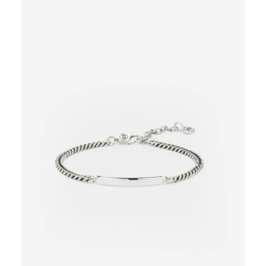 Buddha to Buddha Mini Armband Essential Bar Zilver New