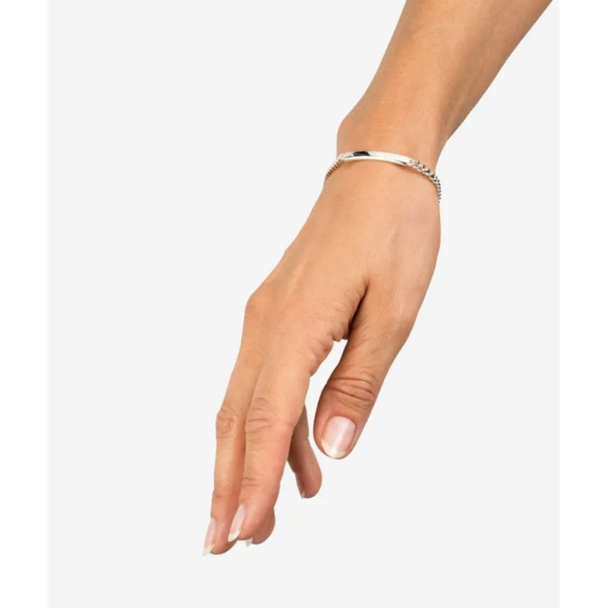 Buddha to Buddha Mini Armband Essential Bar Zilver New
