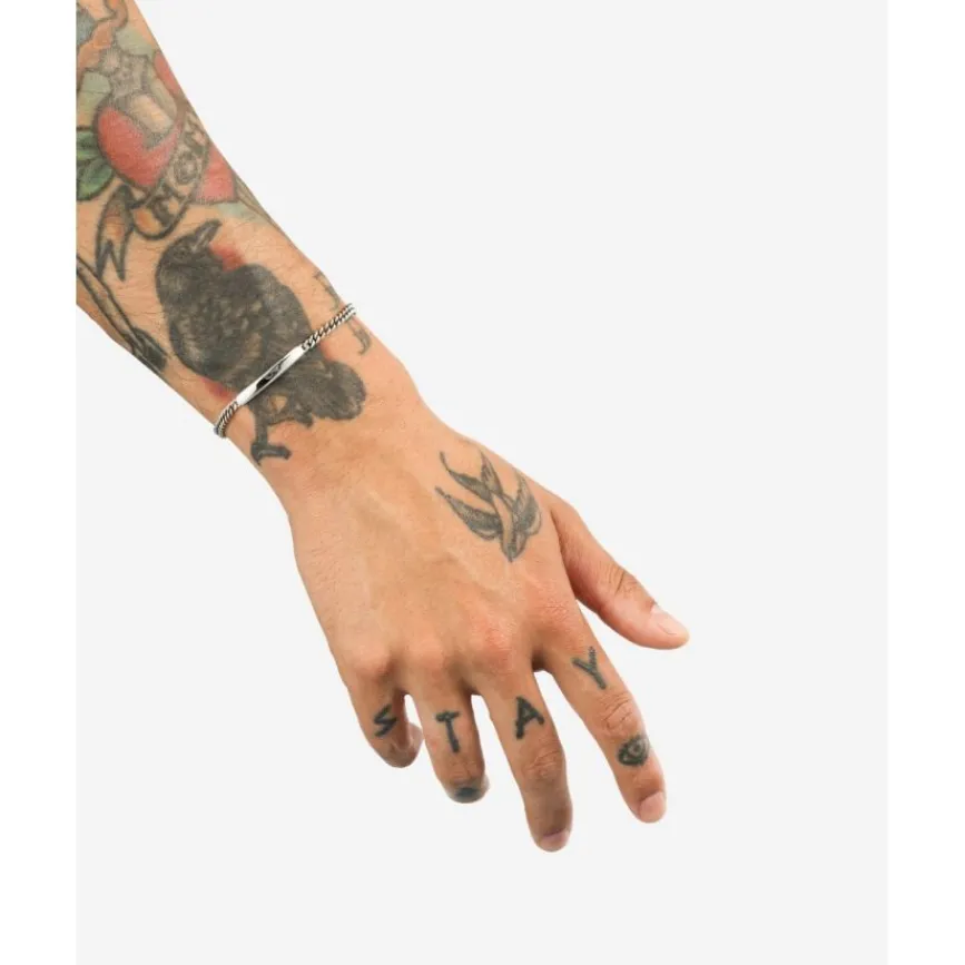 Buddha to Buddha Mini Armband Essential Bar Zilver New
