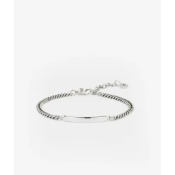 Buddha to Buddha Mini Armband Essential Bar Zilver New