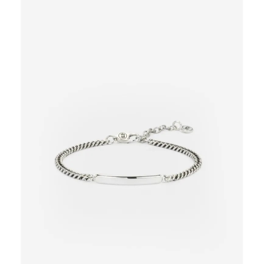 Buddha to Buddha Mini Armband Essential Bar Zilver New