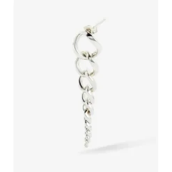 Buddha to Buddha Oorbel Chain Gradient Zilver Single Piece Sale