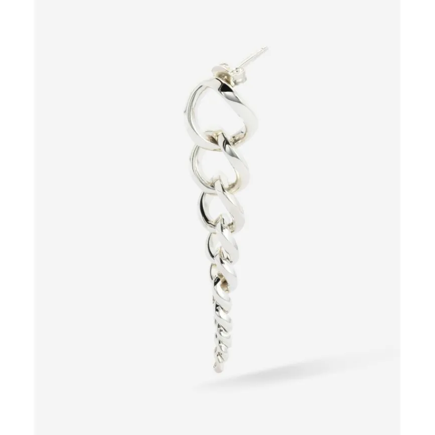 Buddha to Buddha Oorbel Chain Gradient Zilver Single Piece Sale