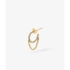 Buddha to Buddha Oorbel Essential Goud 14kt Single Piece Fashion