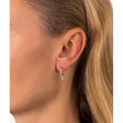 Buddha to Buddha Oorbel Essential Goud 14kt Single Piece Fashion