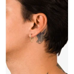 Buddha to Buddha Oorbel Essential Goud 14kt Single Piece Fashion
