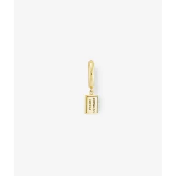 Buddha to Buddha Oorbel Essential Logo 14kt Goud Single Piece Sale