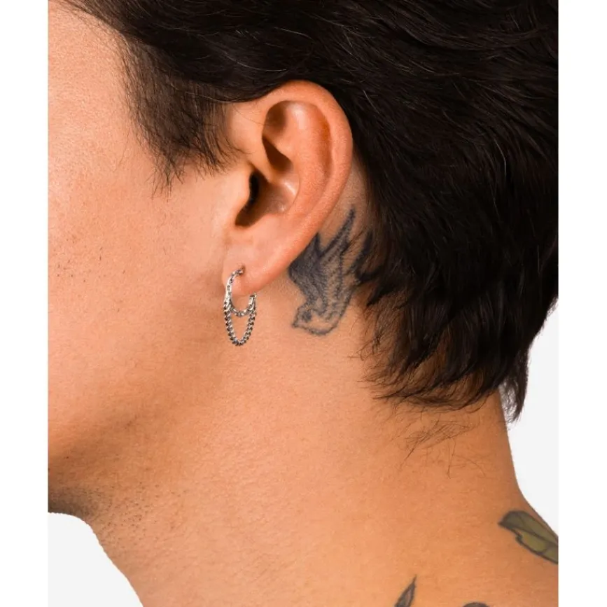 Buddha to Buddha Oorbel Essential Zilver Single Piece Hot