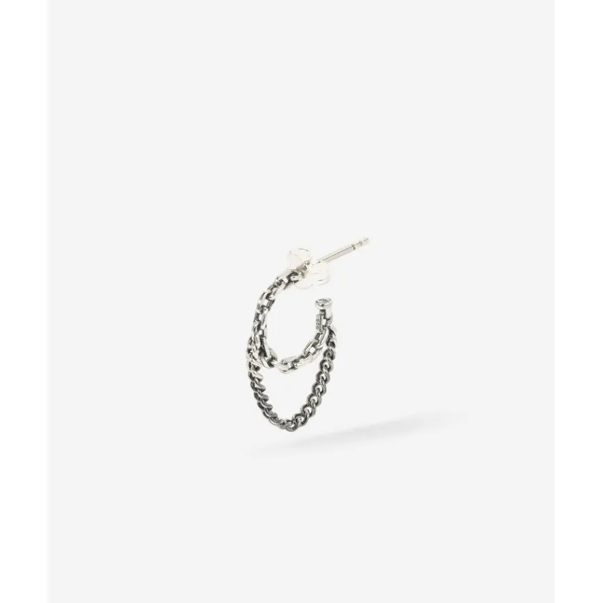 Buddha to Buddha Oorbel Essential Zilver Single Piece Hot
