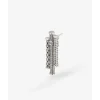 Buddha to Buddha Oorbel Triple Mini Zilver Single Piece Hot