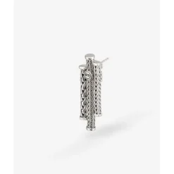 Buddha to Buddha Oorbel Triple Mini Zilver Single Piece Hot