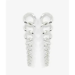 Buddha to Buddha Oorbellen Chain Gradient Zilver Set Online