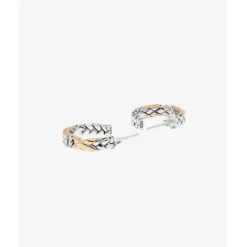 Buddha to Buddha Oorbellen George Limited Hoepel Zilver Brons Clearance