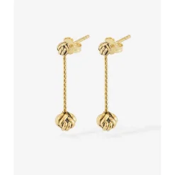 Buddha to Buddha Oorhangers Refined Katja Goud 14kt Outlet