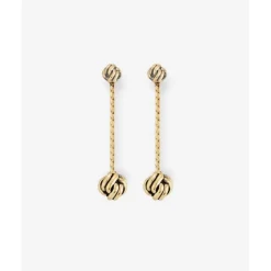 Buddha to Buddha Oorhangers Refined Katja Goud 14kt Outlet