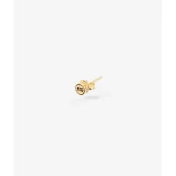 Buddha to Buddha Oorknopje Barbara Logo Verguld Single Piece Sale