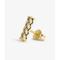 Buddha to Buddha Oorknopje George Goud 14kt YG Single Piece Discount