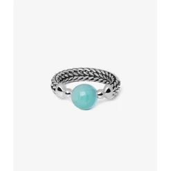 Buddha to Buddha Ring Batas Sphere Amazoniet New