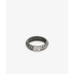 Buddha to Buddha Ring Ben XS Black Rhodium Shine Zilver Hot
