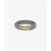 Buddha to Buddha Ring Katja XS Zwart Rhodium Shine Goud 14kt Outlet