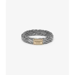 Buddha to Buddha Ring Katja XS Zwart Rhodium Shine Goud 14kt Outlet