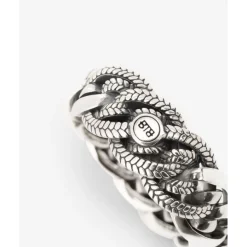 Buddha to Buddha Ring Nathalie Small Textuur Nathalie Zilver Sale