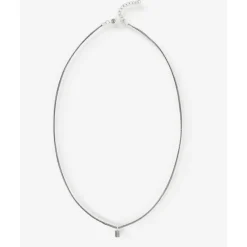 Buddha to Buddha Stacking Ketting Barbara Zilver 61-65 cm Clearance