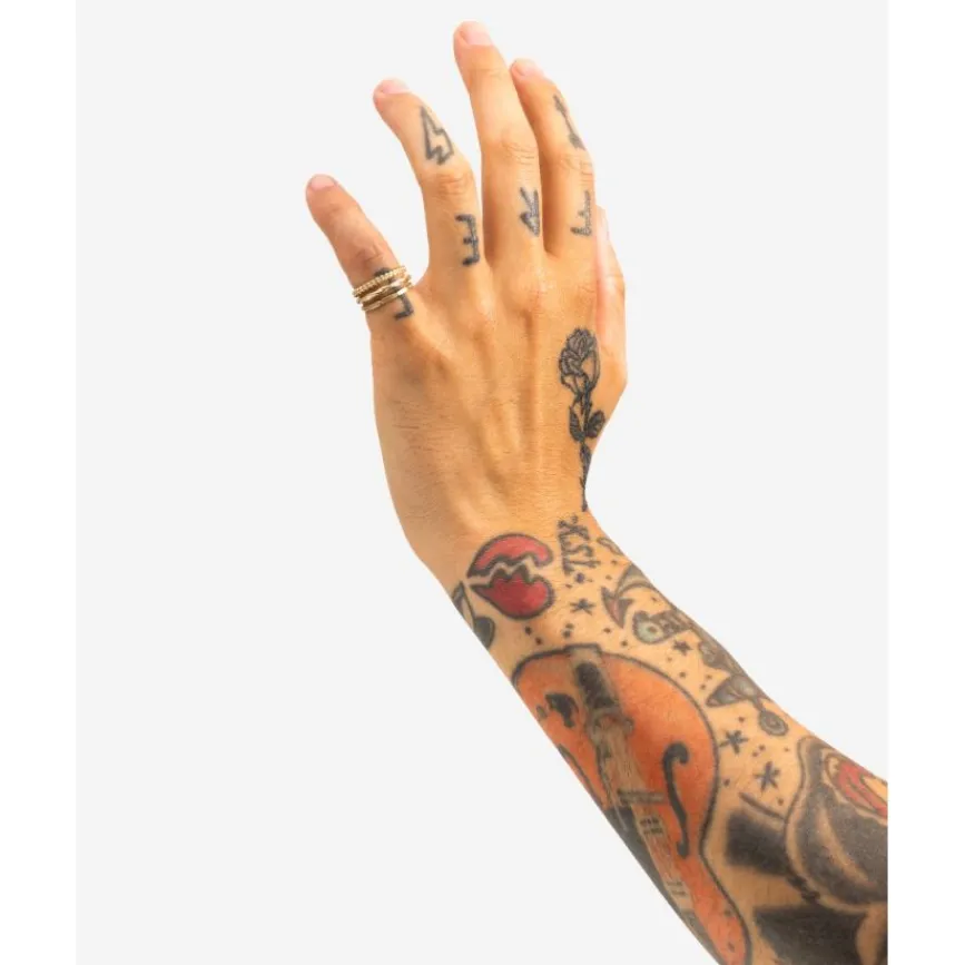 Buddha to Buddha Stacking Ring Barbara Mix Goud 14kt Sale