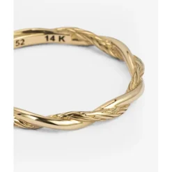 Buddha to Buddha Stacking Ring Katja Twist Goud 14kt Discount
